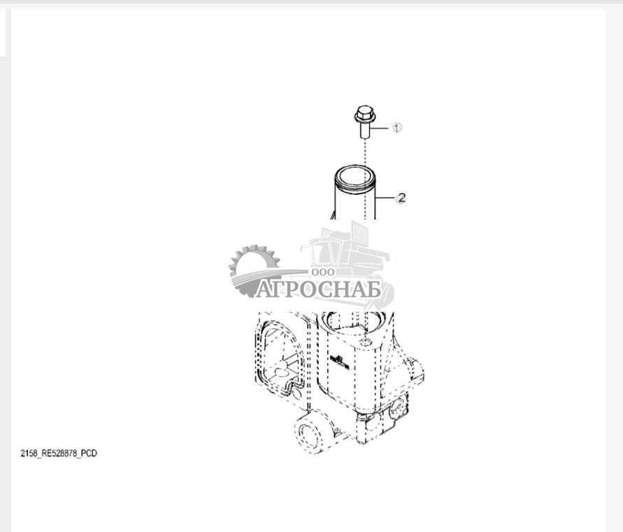 2158 Крышка термостата 